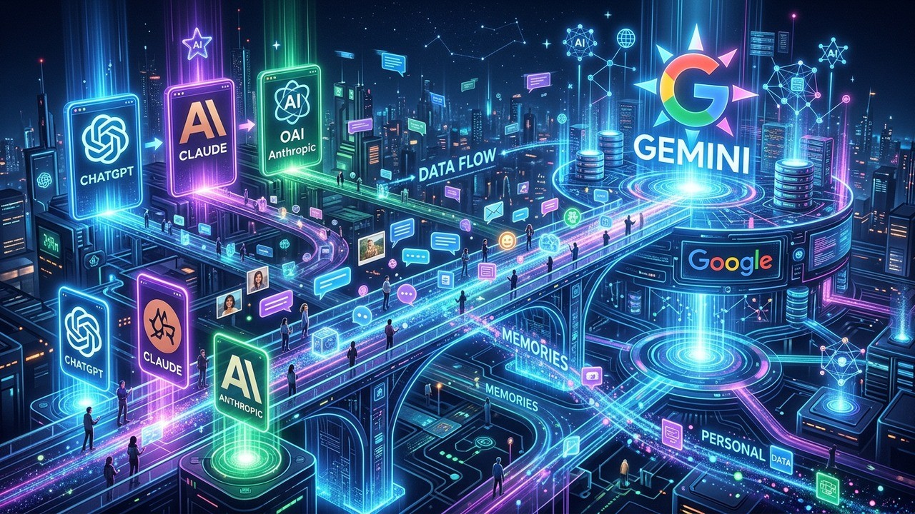 Google Gemini : Importez Vos Chats IA Instantanément | Vision Startups ...