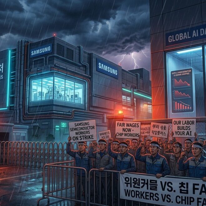Grève Samsung : Menace sur les Puces Mémoire et l&rsquo;IA