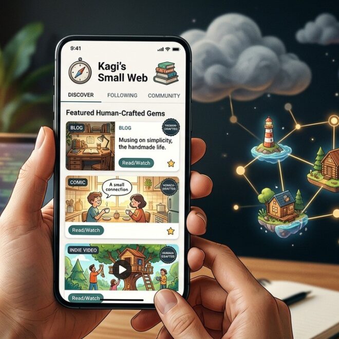 Kagi Déploie Le Small Web Sur Mobile