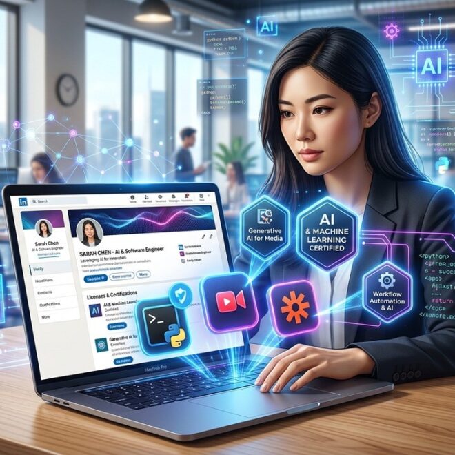 LinkedIn Lance Certifications IA Via Outils Innovants