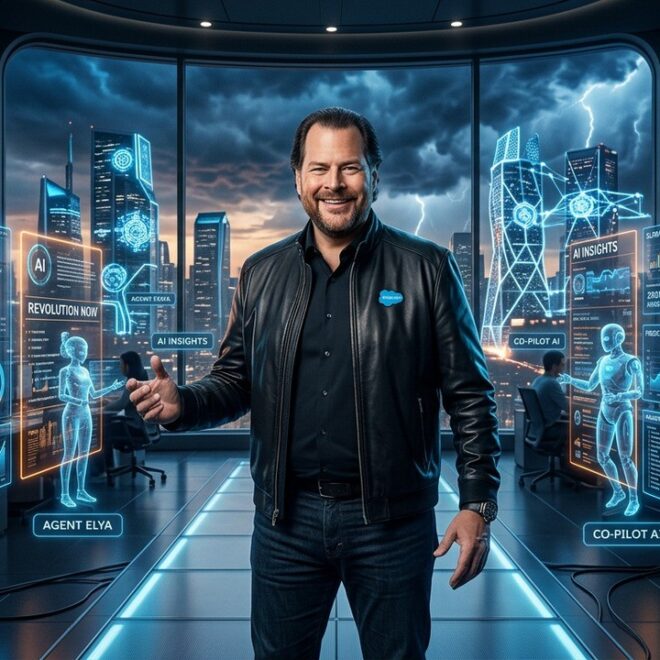 Marc Benioff Affronte la SaaSpocalypse chez Salesforce