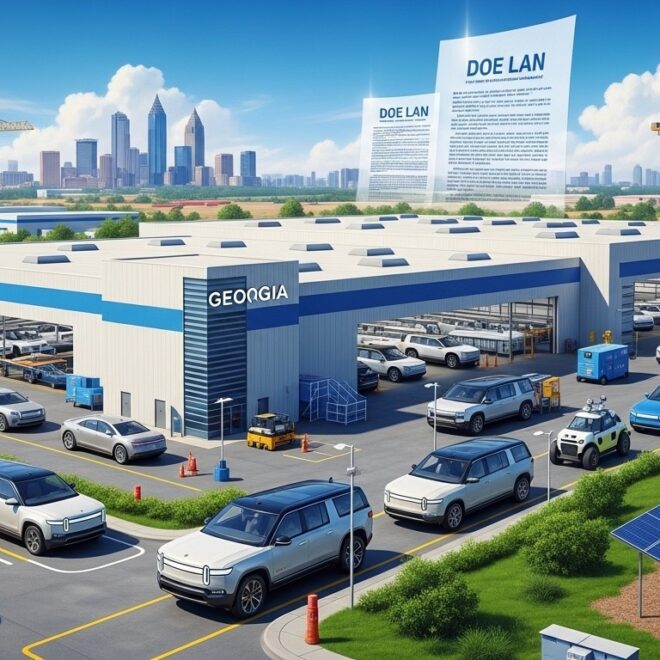 Rivian Réduit Prêt DOE à 4,5 Milliards pour Usine Géorgie