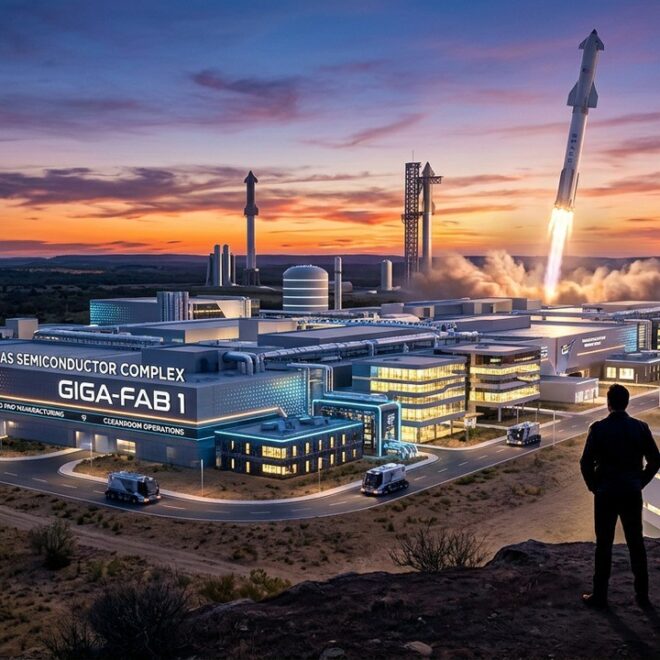 SpaceX Lance Terafab : Usine de Puces à 119 Milliards