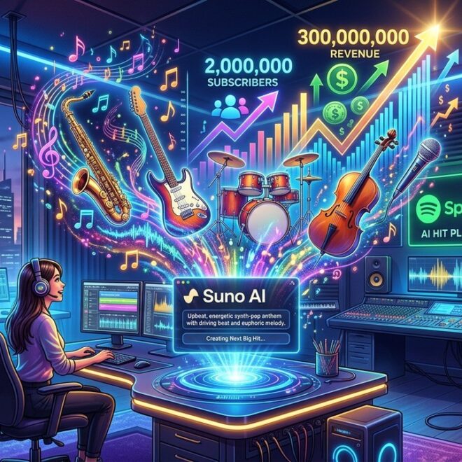 Suno IA : 2 Millions d&rsquo;Abonnés et 300M$ ARR