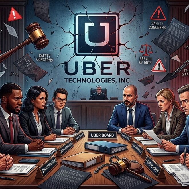 Actionnaires Poursuivent Uber pour Manquements Graves