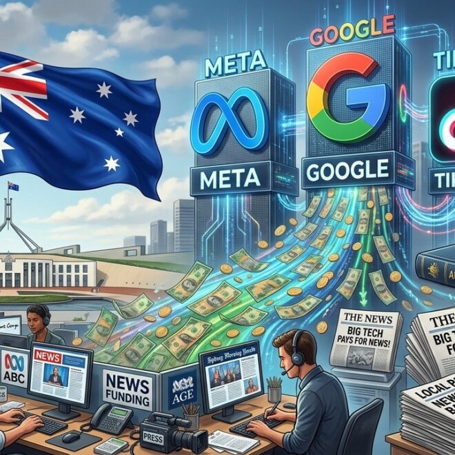 Australie Force Big Tech à Payer Pour les Nouvelles