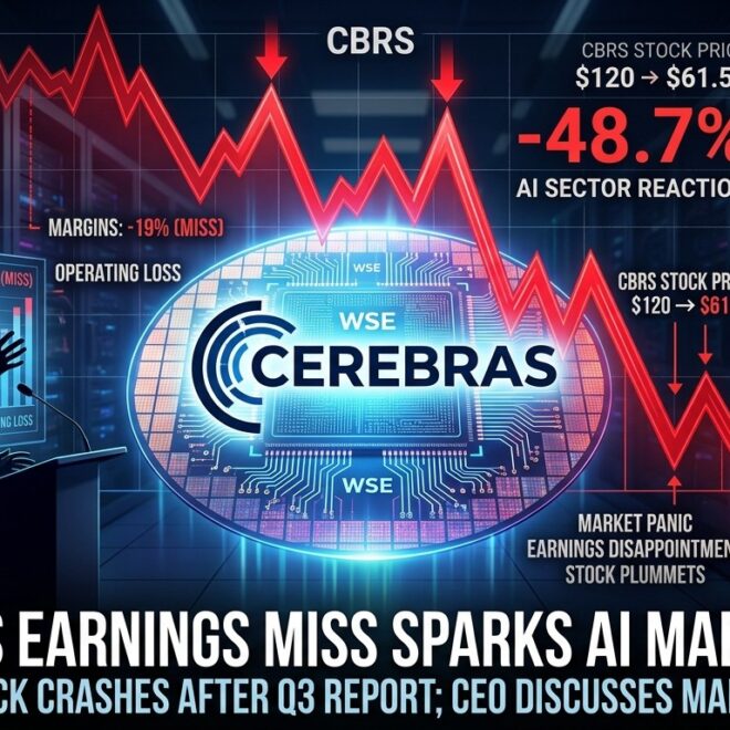 Cerebras : Chute de l&rsquo;Action Après des Résultats Controversés
