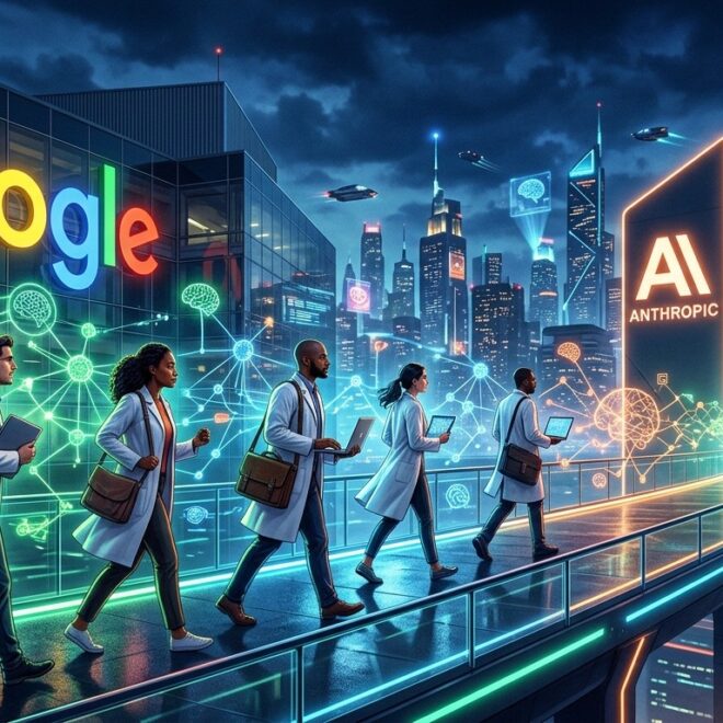 Départs IA : Google Perd ses Meilleurs Talents au Profit d&rsquo;Anthropic