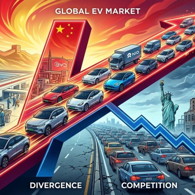 EV Mondial KWriting the French blog post-Shaped : USA Distancés par la Chine