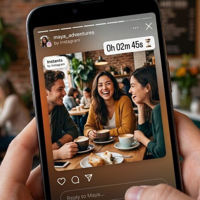 Instagram Teste Instants : Photos Éphémères Révolution