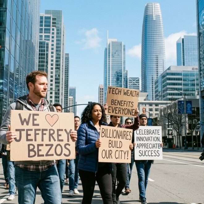 Marche Pro-Milliardaires à San Francisco : Impact Startups