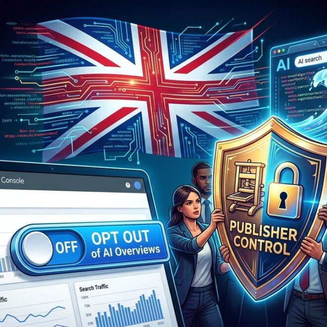 Réglementation UK : Éditeurs Optent Out de l&rsquo;IA Search Google