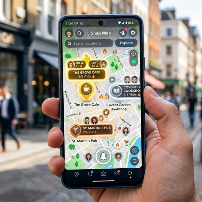 Snap Map : Badges Place Loyalty Pour Lieux Favoris