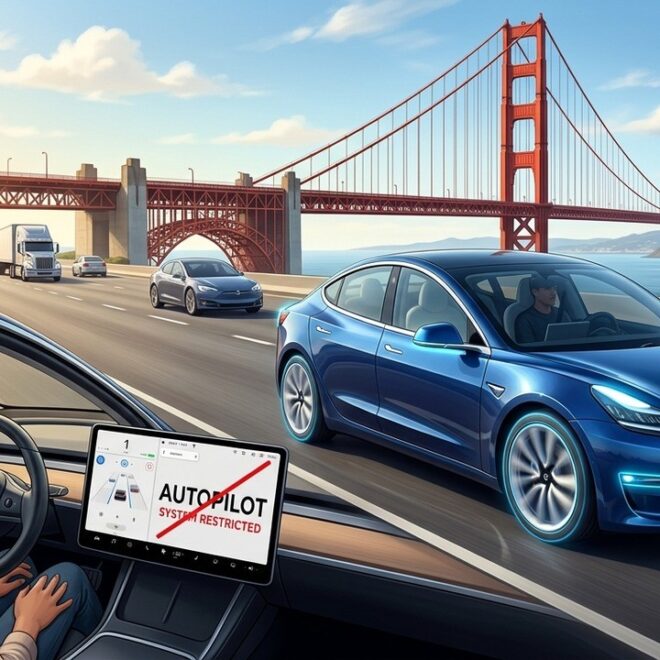 Tesla Évite Suspension 30 Jours Californie Autopilot