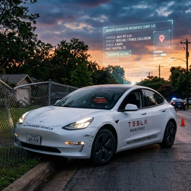 Tesla Robotaxi : Accidents avec Téléopérateurs Révélés
