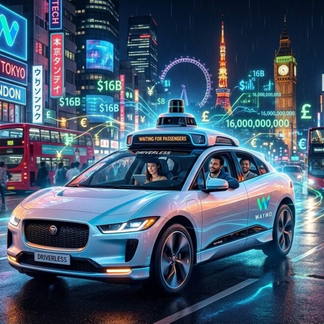 Waymo Lève 16Writing the French blog article Milliards pour ses Robotaxis Internationaux