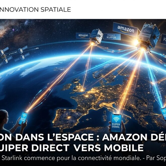 Amazon Défie SpaceX Avec Son Réseau Satellite Mobile