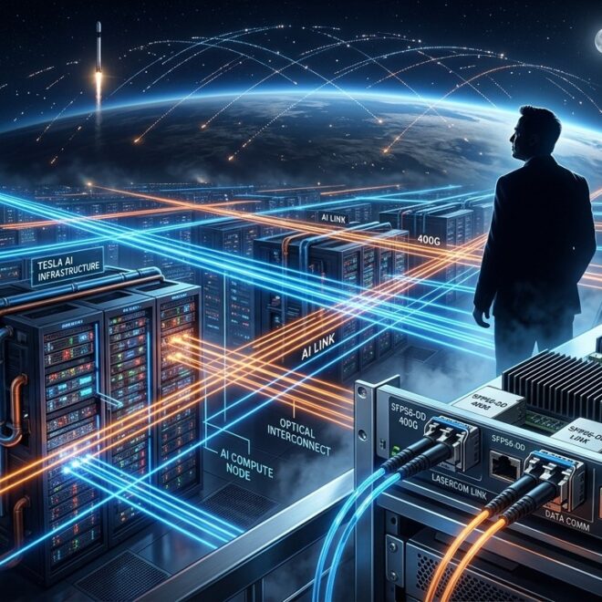 Elon Musk Acquiert Mesh : Révolution Optique pour Data Centers