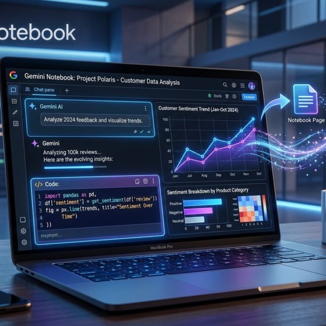 Google Renomme NotebookLM en Gemini Notebook