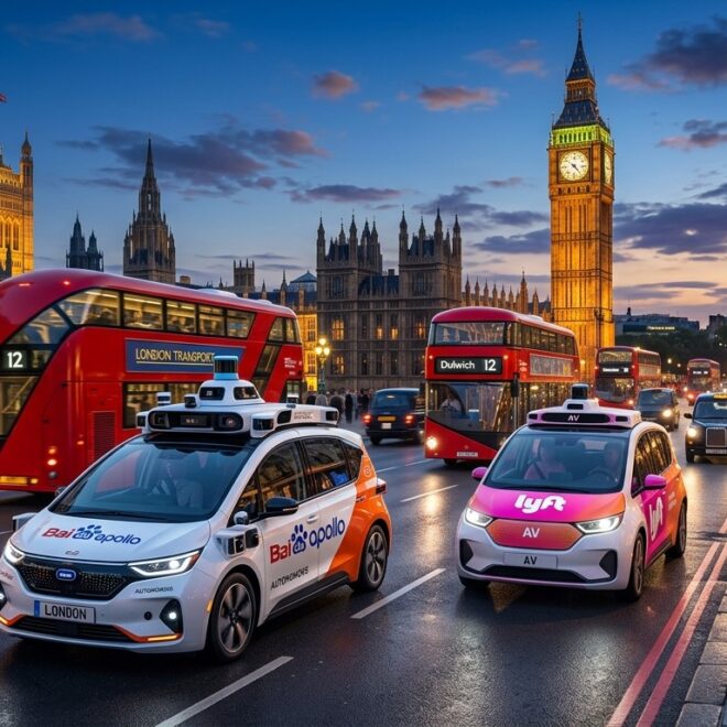 Lyft Et Baidu Entrent Dans La Bataille Des Robotaxis À Londres