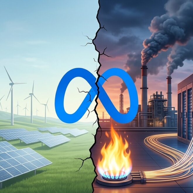 Meta Abandonne Pacte Énergie Verte Amid Gaz Naturel