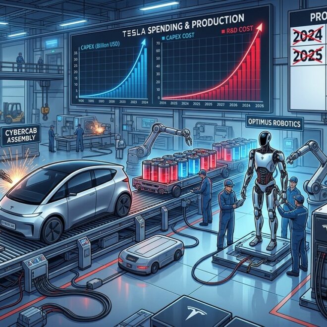 Tesla Augmente Ses Dépenses Malgré Retards Cybercab et Semi