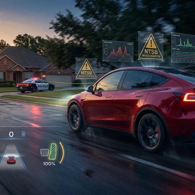 Tesla FSD Accident Texas NTSB Révélations Clés