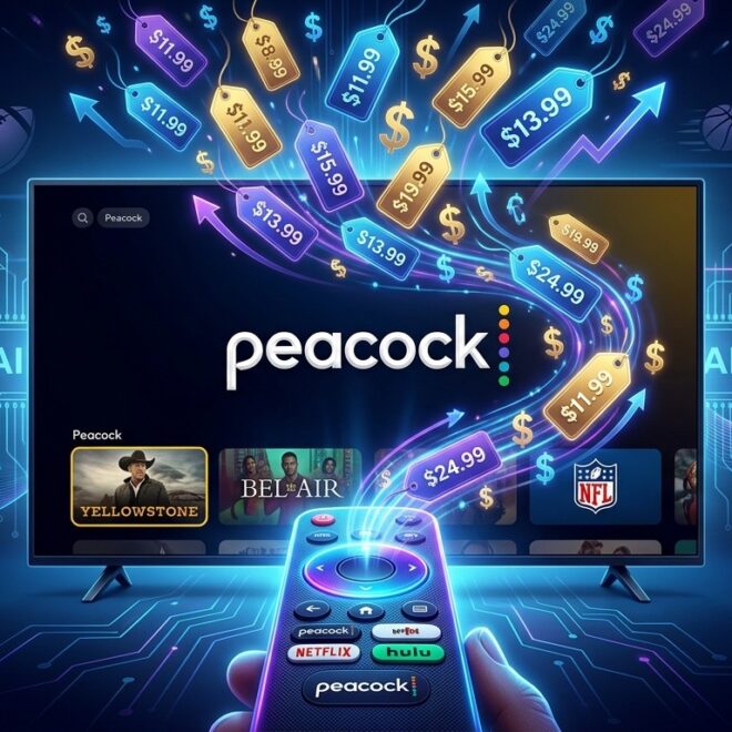 Peacock Augmente Ses Prix Sur Tous Les Forfaits