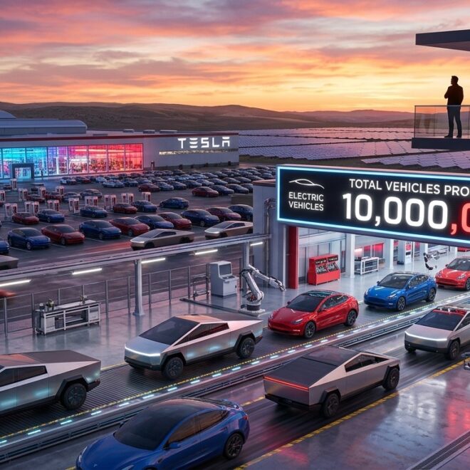 Tesla Franchit le Cap des 10 Millions de Véhicules Électriques