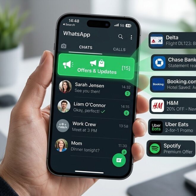 WhatsApp Teste Dossier Messages Entreprises