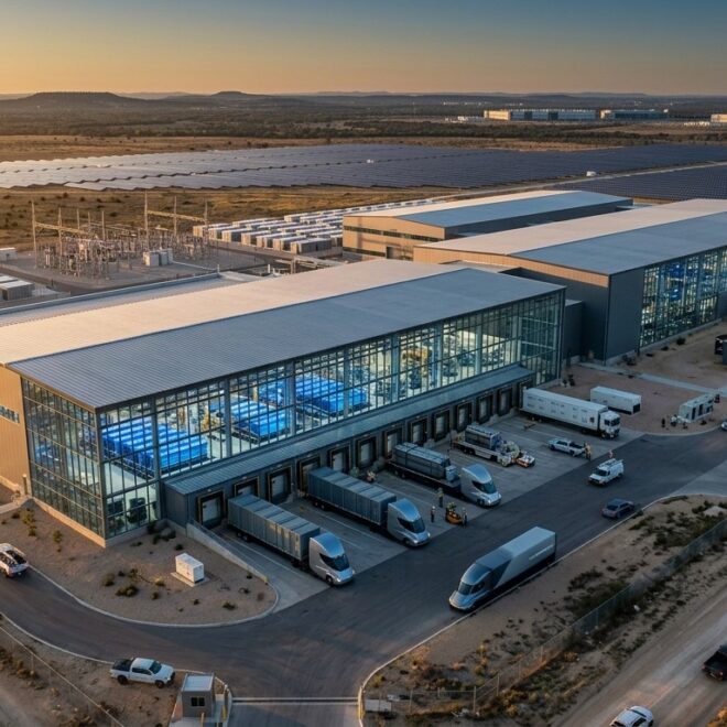 Ambrosia Energy Usine Batteries Texas Data Centers