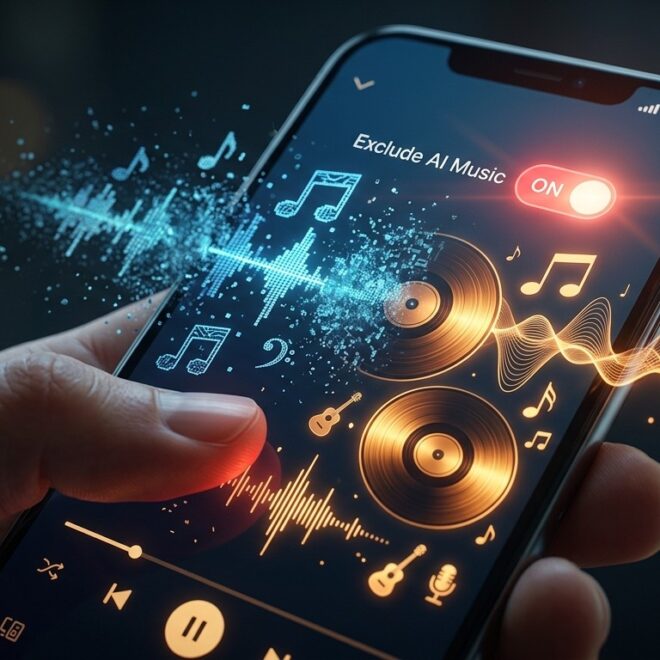 Deezer Lance Un Filtre Anti-Musique Générée Par Ia