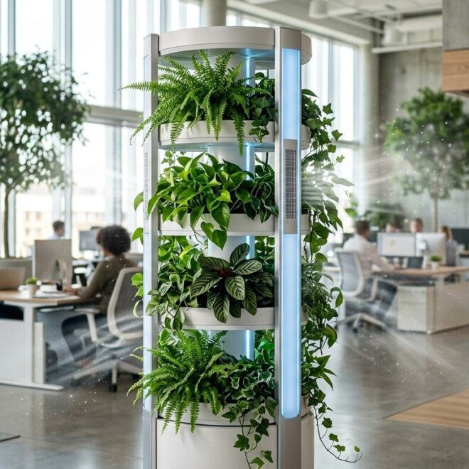 Greenairy Tours Végétales Intelligentes Pour L&rsquo;Air Des Bureaux